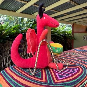 Dragons Love Tacos Red Dragon w Taco Plush Adam Rubin Book Character MerryMakers